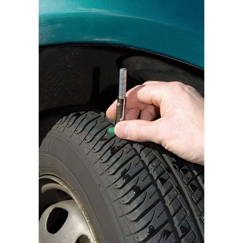 Draper 1mm -26mm Tyre Tread Depth Gauge | Sliding Barrel Reading | MOT Testing Tool | Car Tyres Tools | Fast and Easy To Read | 27298, Blue