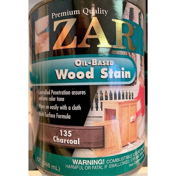 ZAR Interior Stain 135 Charcoal Quart