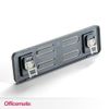 Verticalmate Gray Name Plate for Cubicle Wall Attachment Identification Tag