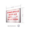 Fire Safety "Automatic Sprinkler Shut Off Valve Located__Ft Opposite This Sign’’