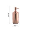 Gedy Elettra Soap Dispenser, Stainless Steel, Copper, Single