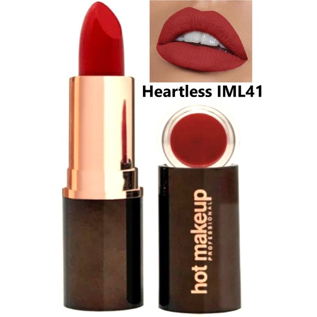 Hot Makeup Professional Infinitely Matte Lipstick Single IML41 Red Heartless