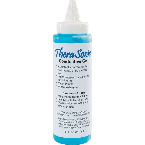 TheraSonic LS5288 Conductive Gel 8 oz. Bottle Blue New (AQUASONIC REPLACEMENT