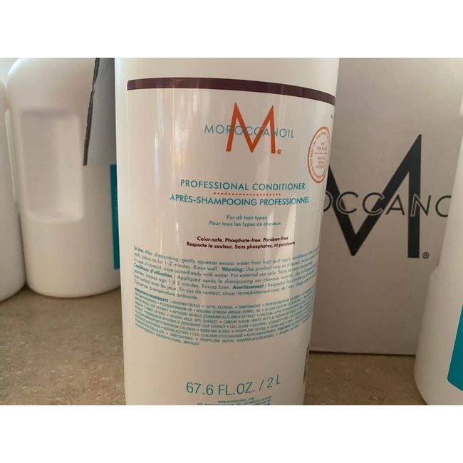 Moroccanoil Hydrating Shampoo & Conditioner 67.6 oz 2 LITER DUO SET