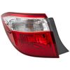 For 2014-2016 Corolla Rear Left Tail Lights Red & Clear Plastic 81560-02751 C