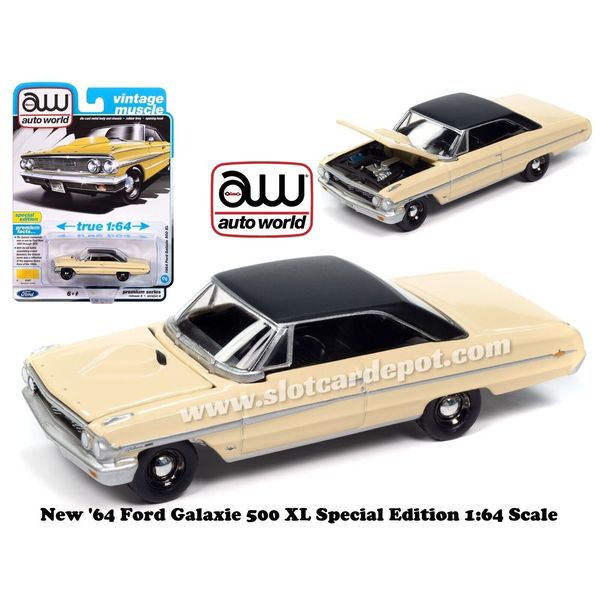 Auto World '64 Ford Galaxie 500 XL Special Edition 1:64 Diecast Car AWSP174