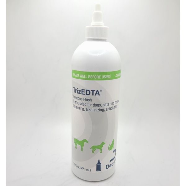 Dechra TrizEDTA Aqueous Liquid Ear Flush For Dogs, Cats & Horses 16oz SEALED