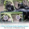 Pyle Bluetooth White Waterproof Marine Wakeboard Tower LED 4" Speakers (Pair)