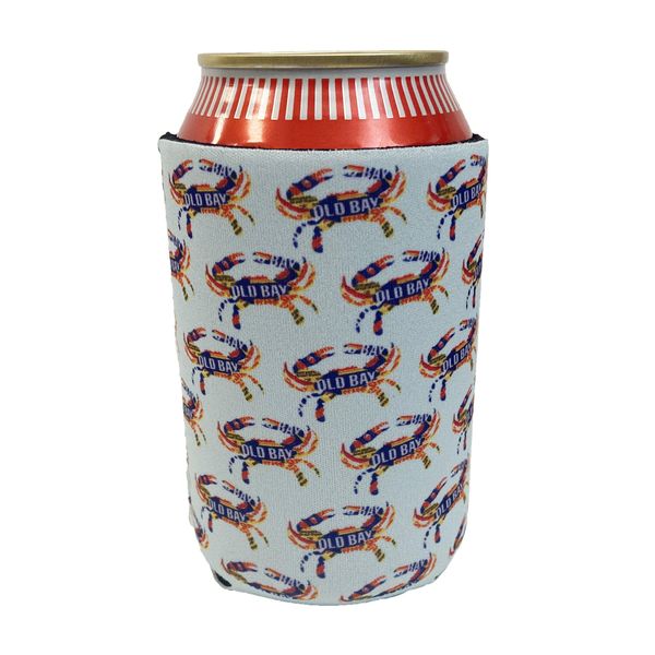 OLD BAY Can Crab Pattern  / Can Cooler - 1 / Blue