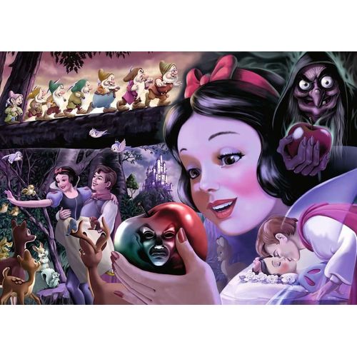 Ravensburger 14849 Snow White - Heroines Collection - 1000 PC for Adults – Every Piece is Unique, Softclick Technology Means Pieces Fit Together Perfectly