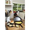 Fox Run Non-Stick Omelette Pan with Egg Poacher Set, 11.25 x 9.5 x 2.5 inches, Metallic