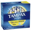 Tampax Pearl Tampons with Plastic Applicator, Regular Absorbency, Unscented, 36 Count
