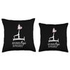 Pilates unicorn Reformer Pilates Performer Magic in progress Throw Pillow