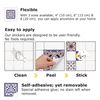 WALPLUS WT1005 Tile Stickers, Multi-Colour