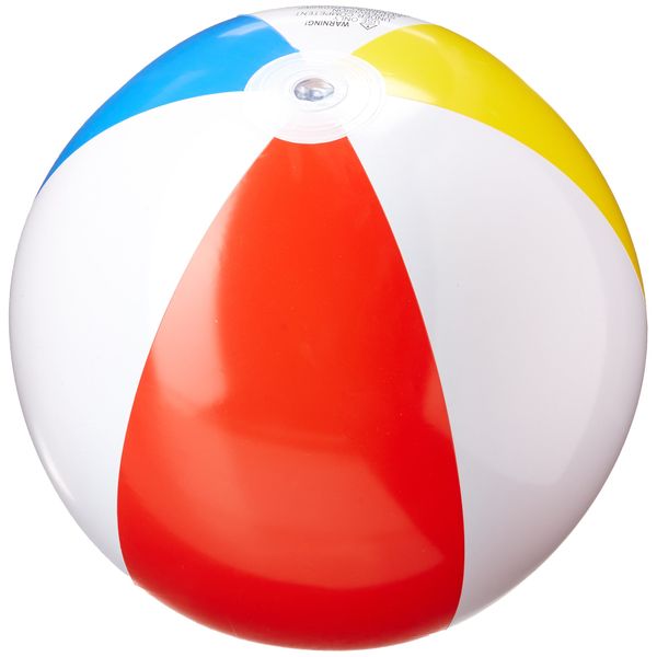 Intex FBA_59020Ep 3 Pack Glossy Panel Colorful Beach Ball Inflatable Pool, 20"