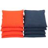 Cornhole Bags Set - (4 Navy Blue, 4 Orange) By Free Donkey Sports