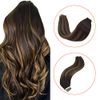 Hair Extension Tape Tabs, 180 Pieces Double Sided Adhesive Tapes in Hair Extensions, Human Hair Tape Beauty Tool for Women Hair Weft, Replacement - 4 x 0.8cm (White)