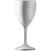 White Polycarbonate Plastic Wine Glasses Pack of 4