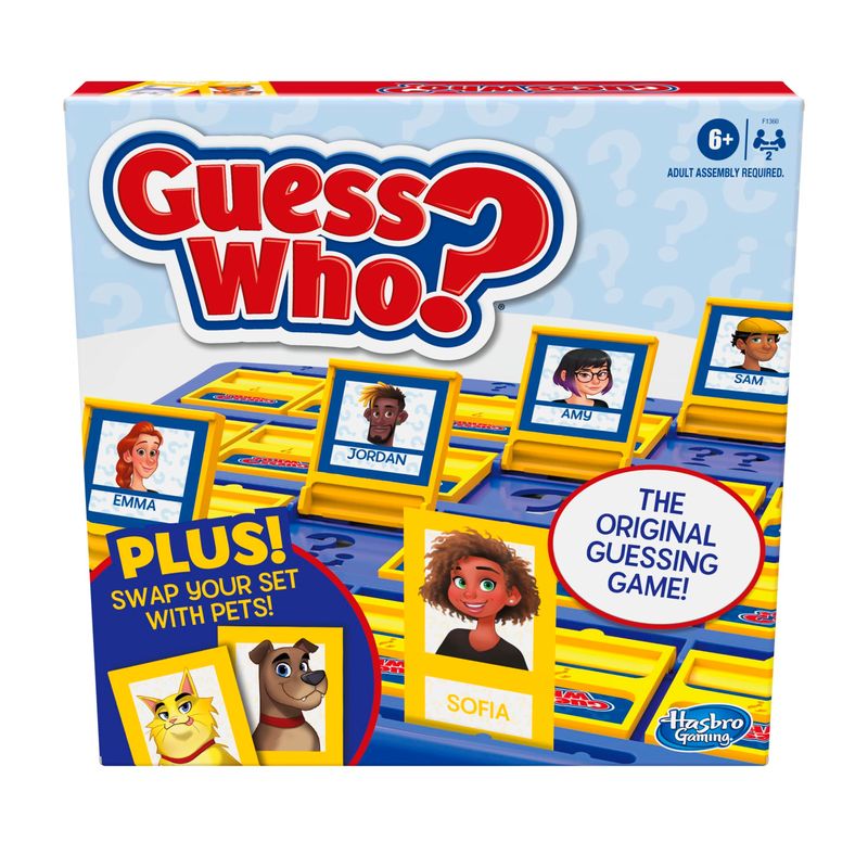 Hasbro Gaming Guess Who? Board Game with People and Pets, The Original ...