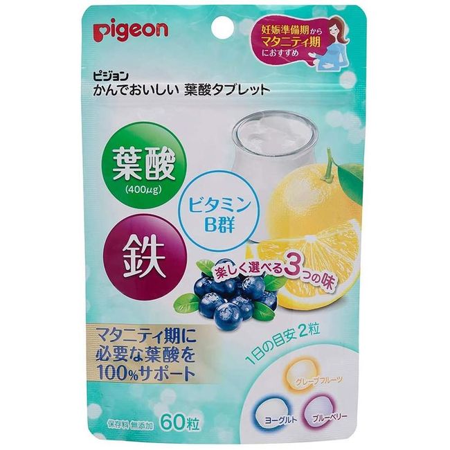 Japan direct purchase Pigeon Folic Acid 60 tablets, quantity, see details