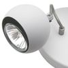 Retro Matt White 3 Way Adjustable Eyeball Ceiling Spotlight Lamp GU10