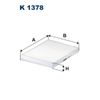 FILTRON K1378 Cabin Air Dust Filter, Pollen Filter, Micro Filter