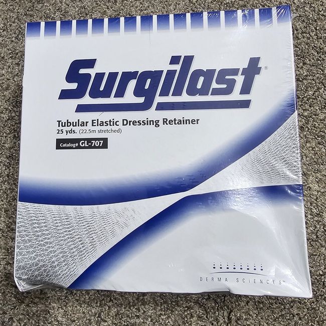 New Surgilast Tubular Size 6 Elastic Dressing Retainer, 25 yds. 1 Roll