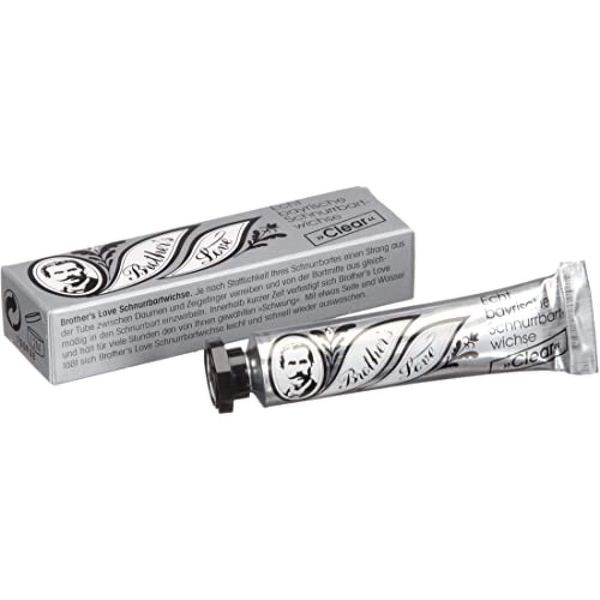 Brother's Love Moustache Wax Clear 10 ml (Pack of 2)