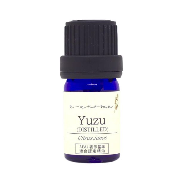 e-aroma Yuzu DISTILD Essential Oil Essential Oil Aroma Oil 0.3 fl oz (10 ml)