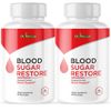 Blood Sugar Restore- Blood Support- 2 Bottles- 120 Capsules