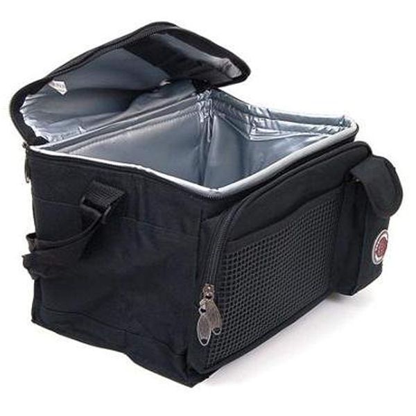 Transworld Durable Deluxe Insulated Lunch Cooler Bag (Black, 12-inch)