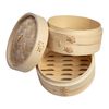 Joyce Chen 2-Tier Bamboo Steamer Baskets, 6-Inch
