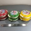 Small plastic Containers picnic /  Lunch Box Leftovers Round 3 x 2 containers