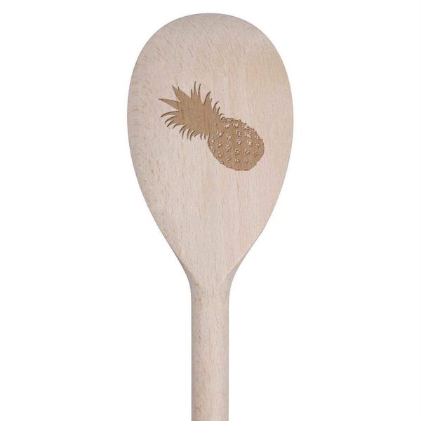 30cm 'Single Pineapple' Wooden Cooking Spoon (SO00025642)