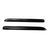Front & Rear Window Rain Deflector Guard Smoked for Tacoma Crew
