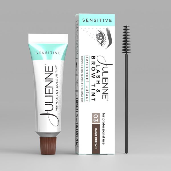 Julienne Sensitive Professional Brow Tint 15ml (Dark Brown)