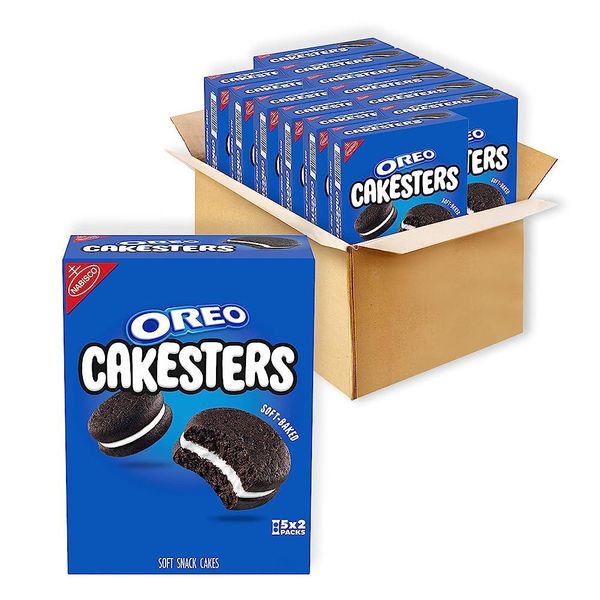 OREO Cakesters Soft Snack Cakes, 5 (Pack of 12)