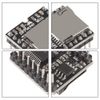 6PCS Mini MP3 Player Module DFPlayer Player Module MP3 Voice Decode Board Supporting TF Card U-Disk IO/Serial Port/AD for Arduino