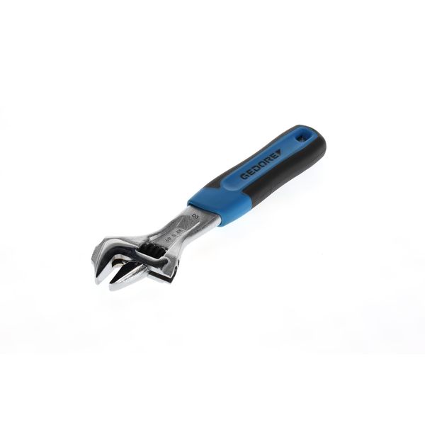 GEDORE Single open-ended adjustable spanner, AF 25 mm (1"), Scale, Phosphated, Plastic grip, 60 S 8 JC