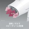 Panasonic EH-NE2K-W Dryer, Ionity, Quick Drying, Compact, White