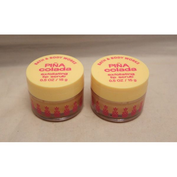 Bath & Body Works Pina Colada Exfoliating Lip Scrub X 2