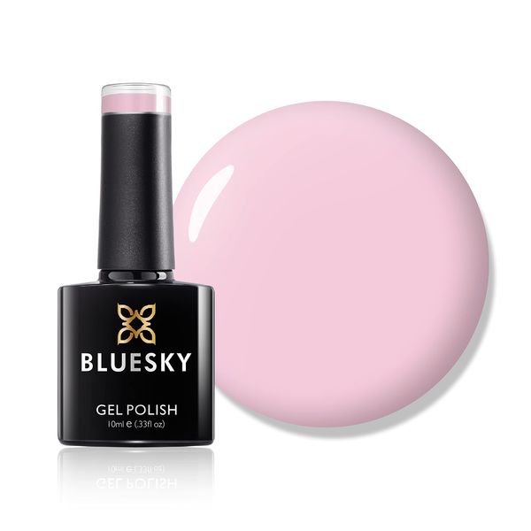 Bluesky Gel Nail Polish, Winter Glow 80611, Blush, Pale, Pink, Long Lasting, Chip Resistant, 10 ml (Requires Drying Under UV LED Lamp)