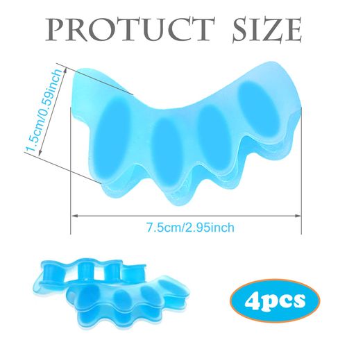 2 Pairs Toe Separator Toe Separator Hammer Toe Correctors Toe Soft Bunion Corrector Toe Separator Bunion Corrector Toe Separator Women and Men for Running Pain Relief