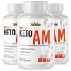 Keto Burn AM - Keto & Weight Support - 3 Bottles- 180 Capsules