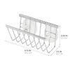 Gia Suction Soap/Sponge Holder, Polished Stainless Steel