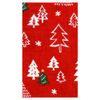 Hamamonyo Tenugui Towel, Tree Tree, Christmas, Red