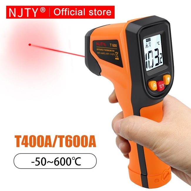 Thermometer Cooking Temperature Gun-High Temperature Non Contact Pyrometer  for food Oven Industrial