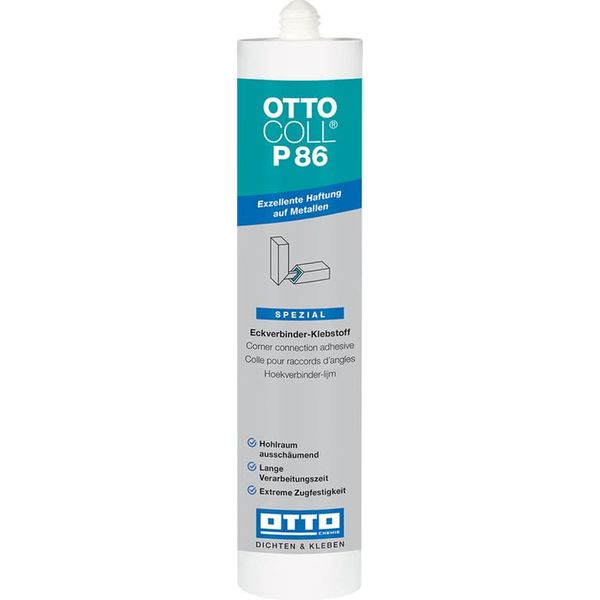 OTTOCOLL P 86 Eckverbinder-Klebstoff 310 ml Kartusche C01 weiss