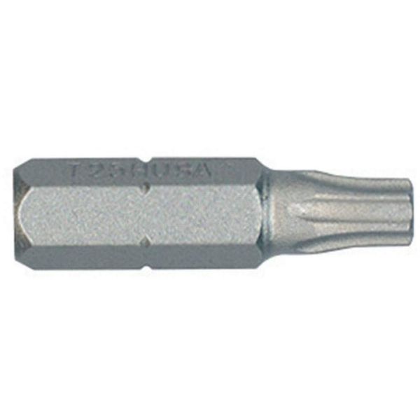 Size 15 x 25mm Torx Hexagon Insert Bit S2 Tool Steel (2 Pack)