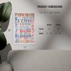 Lantern Press 12x18 Inch Art Print Wall Decor, Murfreesboro, Tennessee, Rustic Typography